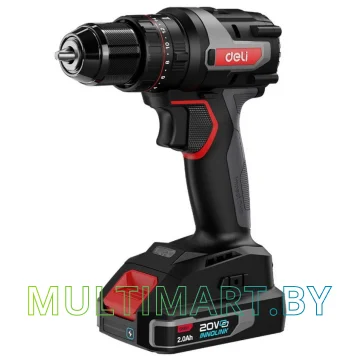 Ударная дрель-шуруповерт Deli DE-CZ20-2D2 (с 2-мя АКБ, сумка)